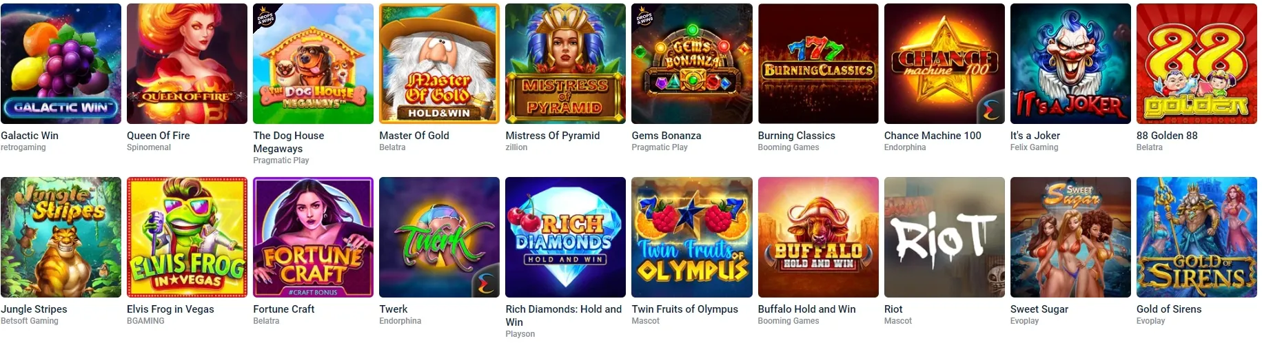 Slots in Online Casinos Zahlungsmethoden